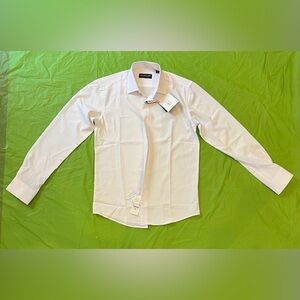 Michael Strahan Crisp White Dress Shirt